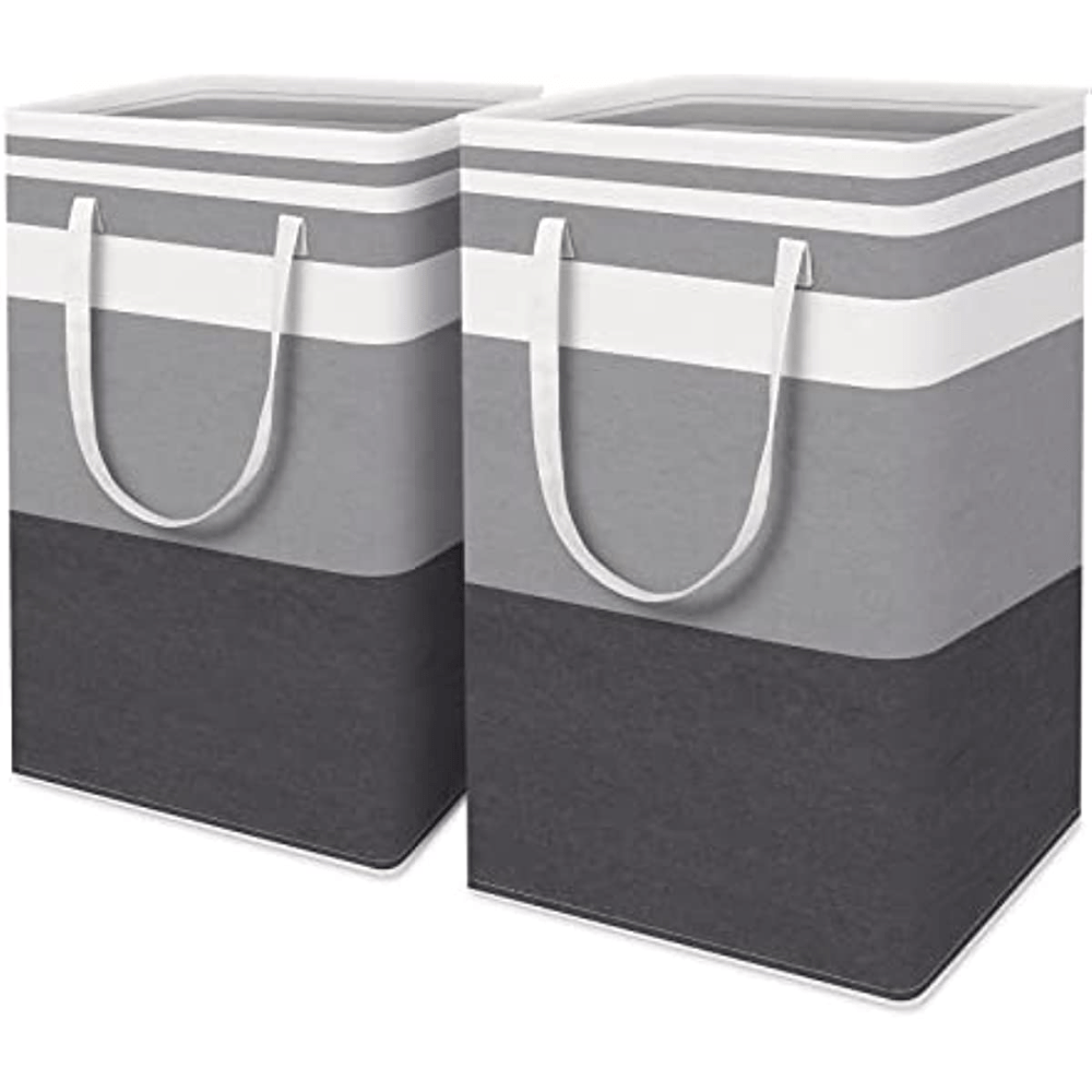 Large Waterproof Laundry Basket Collapsible Tall Clothes Hamper