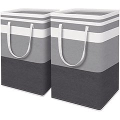 Large Waterproof Laundry Basket Collapsible Tall Clothes Hamper
