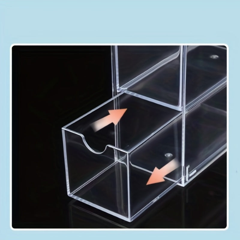 Clear Eyeglasses Storage Box Acrylic Glasses Storage Rack Dustproof Organizer