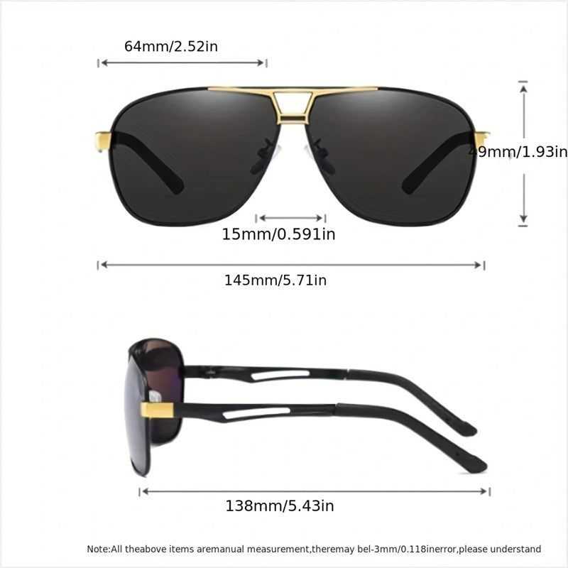 Men's Mixed Sunshade Sunglasses UV Protection HD Polarized Glasses
