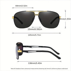 Men's Mixed Sunshade Sunglasses UV Protection HD Polarized Glasses