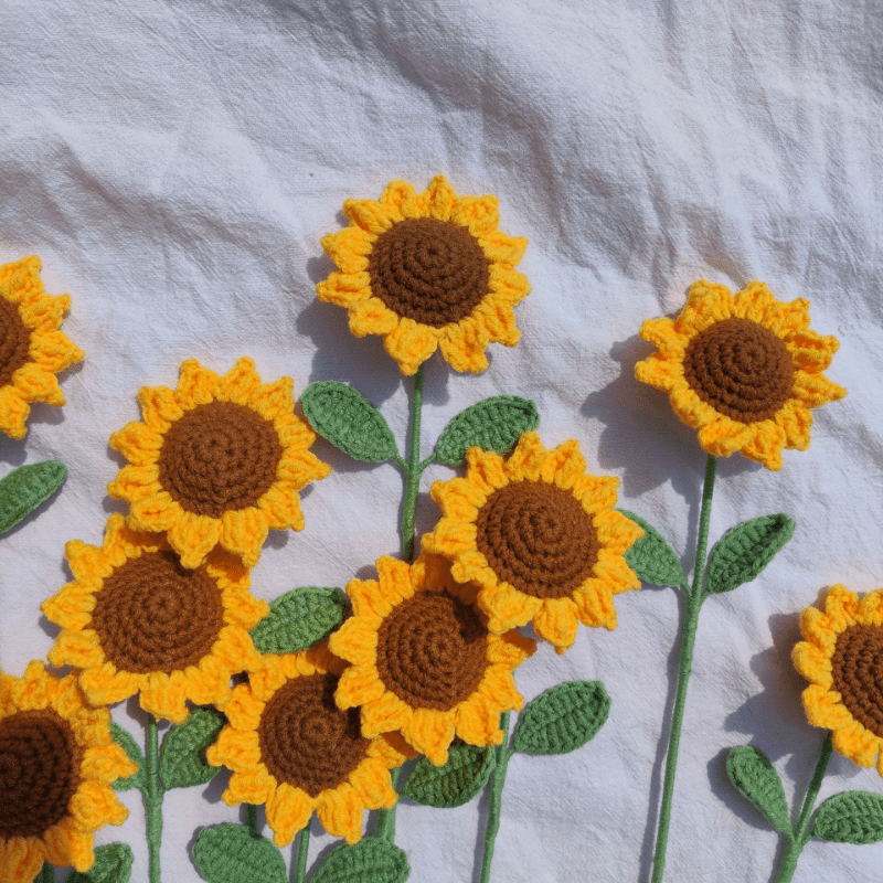 Handmade Sunflower Decor Enhances Home Aesthetics