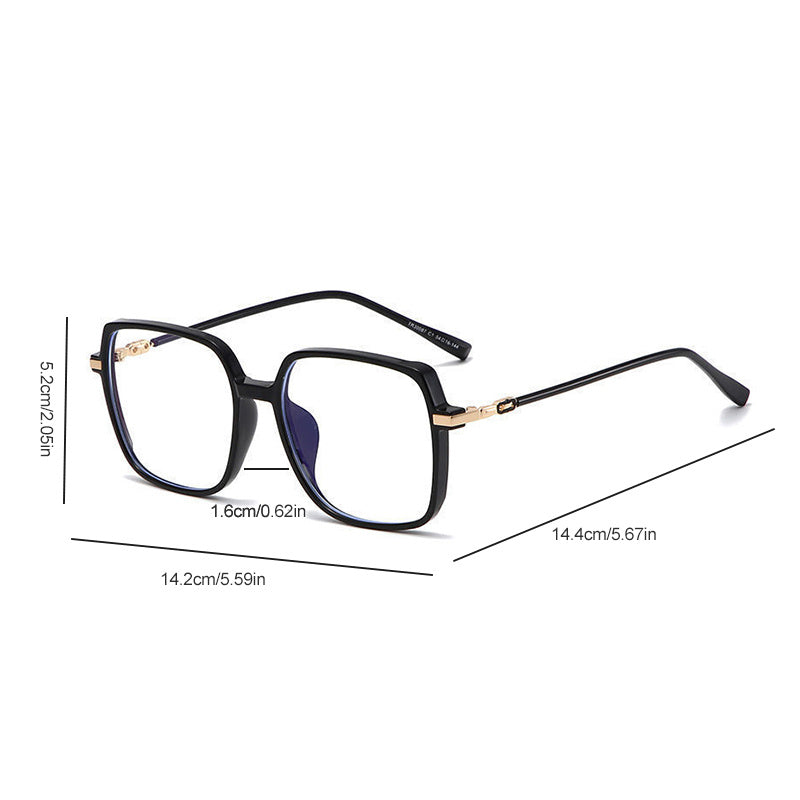 Square Anti Light Glasses For Women Men Students