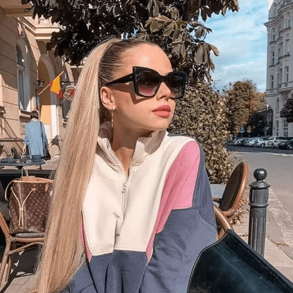 Y2K Cat Eye Sunglasses Gradient UV400