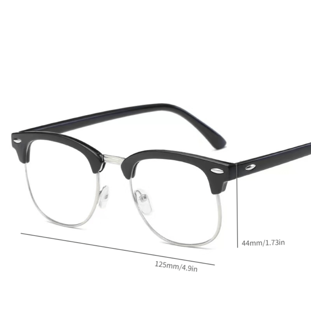 Metal Sunglasses Anti Light Rivet Decor Glasses UV400