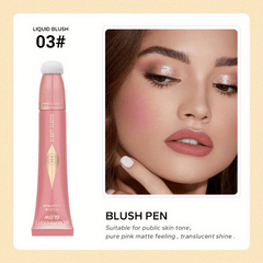 Pearly Blush Highlighter Cream with Sponge Applicator