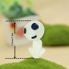 10pcs Luminous Tree Spirits Micro Landscape Figure Ornament
