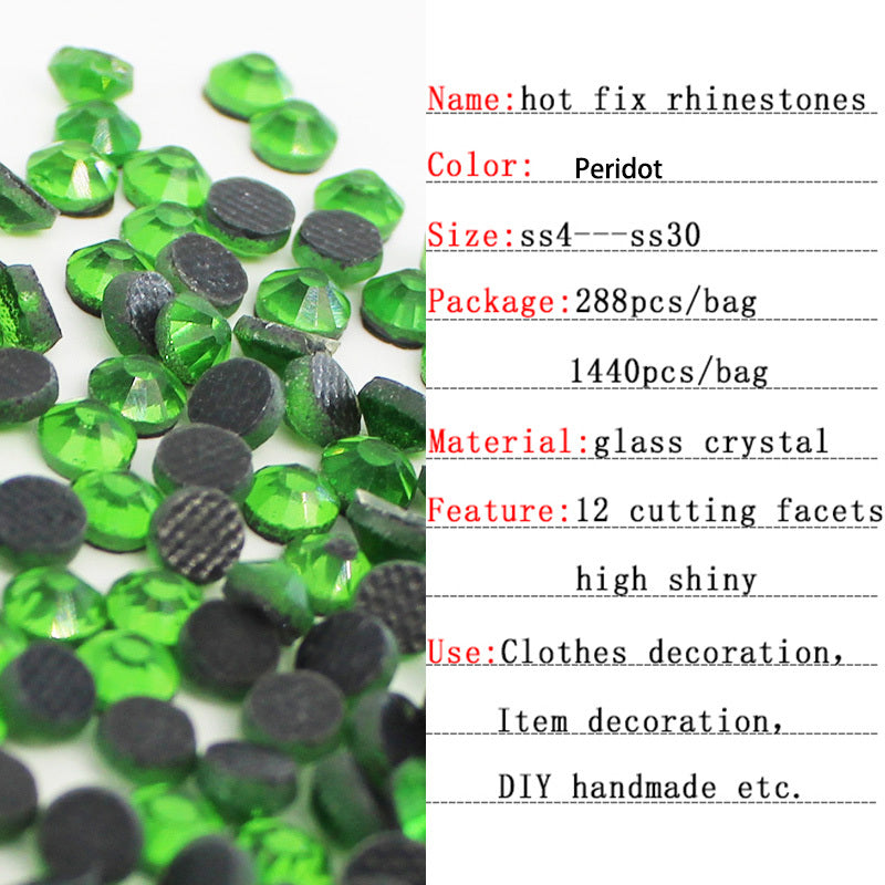 Peridot Artificial Diamonds for Jewelry Nail Art DIY