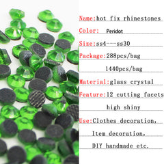 Peridot Artificial Diamonds for Jewelry Nail Art DIY