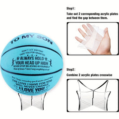 Acrylic Ball Display Stand for Sports Balls - Showcase your favorite balls