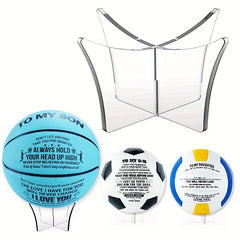 Acrylic Ball Display Stand for Sports Balls - Showcase your favorite balls