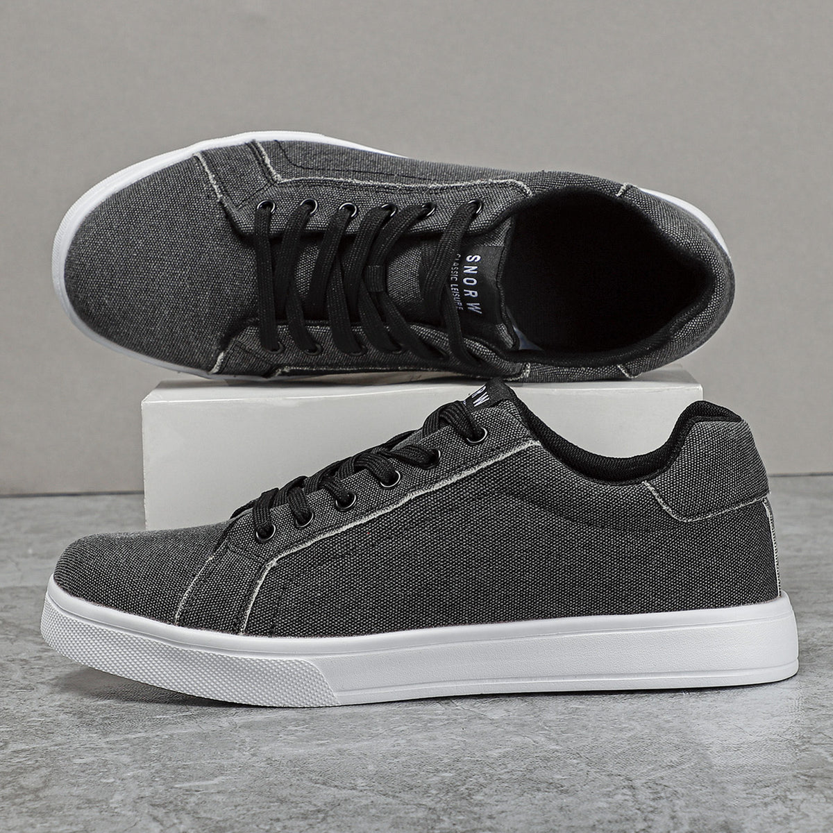 Men's Canvas Skate Shoes Wear resistant Non Slip Casual Shoes For Youth