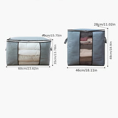 Large Capacity Storage Bag for Comforters Blankets Clothes Toys Bedding