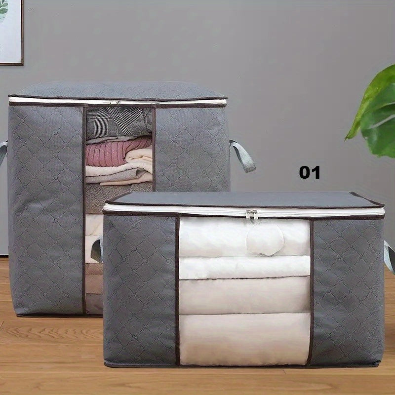 Large Capacity Storage Bag for Comforters Blankets Clothes Toys Bedding