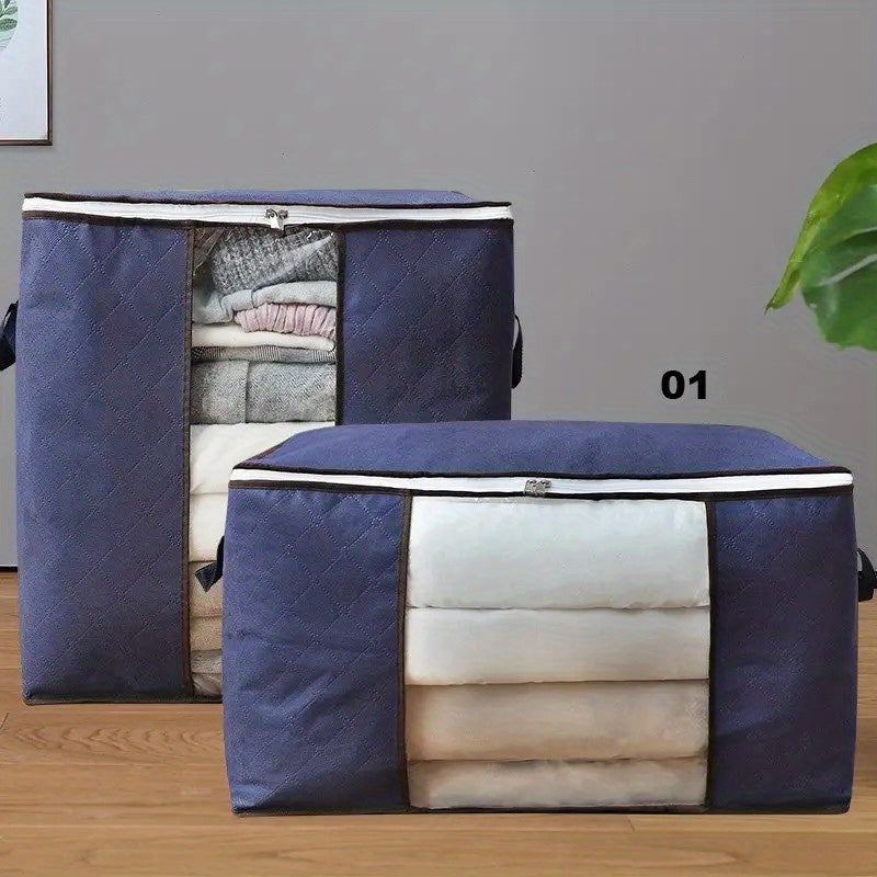 Large Capacity Storage Bag for Comforters Blankets Clothes Toys Bedding