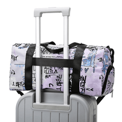 Large Capacity Carry on Tote Nylon Lightweight Luggage Weekender Bag