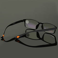 Square Anti Reading Glasses 1.0-4.0 for Women Men with Case