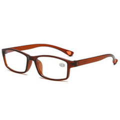 Square Anti Reading Glasses 1.0-4.0 for Women Men with Case
