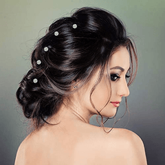 12pcs Rhinestone Spiral Hair Clip for Wedding Bridal Prom Party