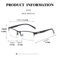 Smart Zoom Reading Glasses Anti See Far/Near + Case