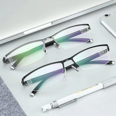 Smart Zoom Reading Glasses Anti See Far/Near + Case