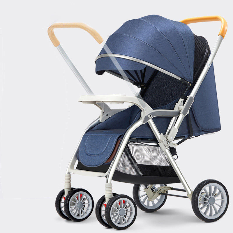 Lightweight Baby Stroller Portable Stroller One Step Fold Self Standing Fold