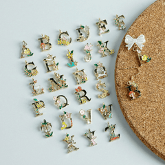 DIY Initial Letter Charms Jewelry Making Kit