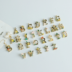 DIY Initial Letter Charms Jewelry Making Kit