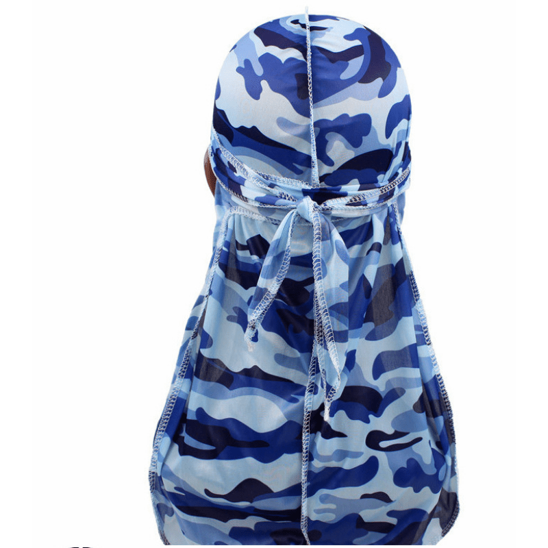 Camouflage Print Long Tail Pirate Hat for Men