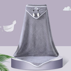 Baby Hooded Bath Towel Coral Fleece Newborn Blanket