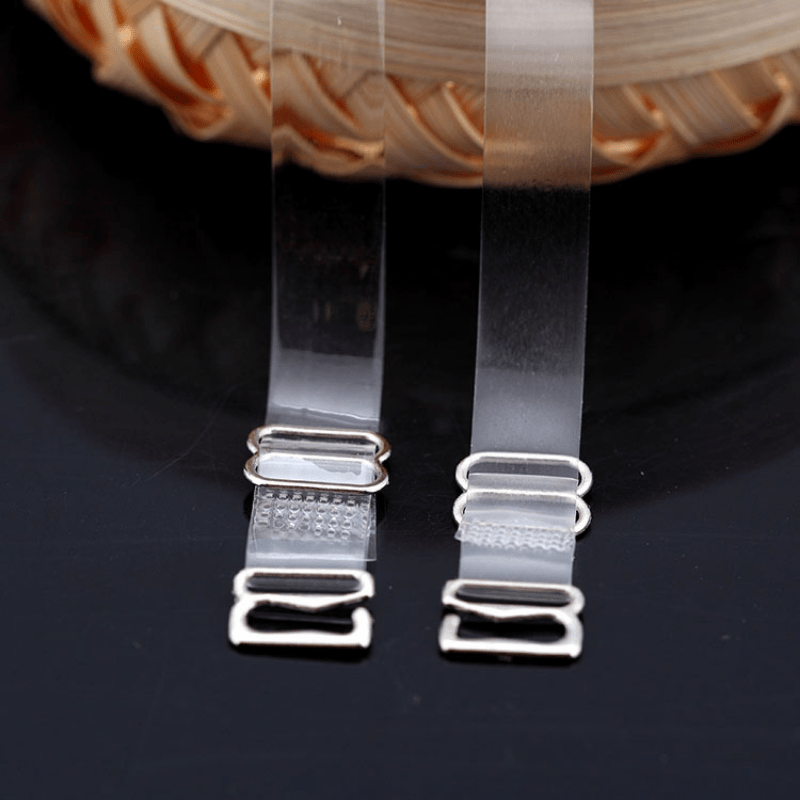 Adjustable Transparent Shoulder Straps for Women's Lingerie