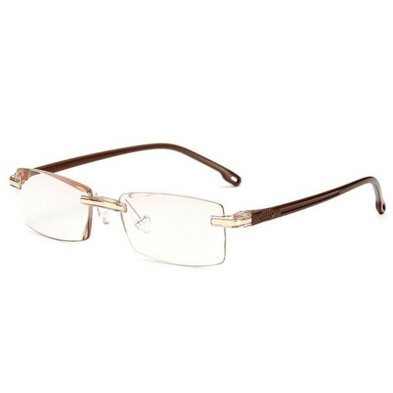 Rimless Anti Blue Light Reading Glasses - High Definition - Women Men