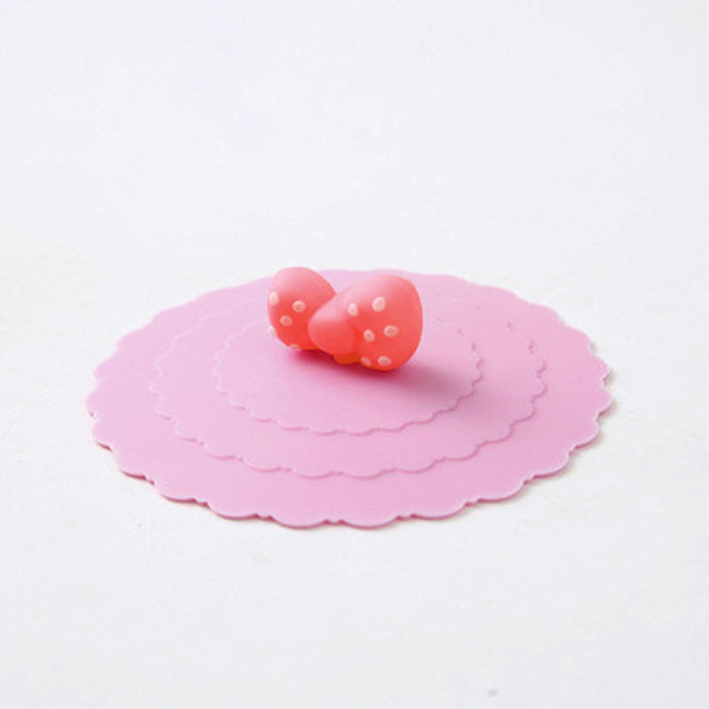 Cartoon Silicone Cup Lids - Prevent Leakage & Dust - Sealed Cup Lids
