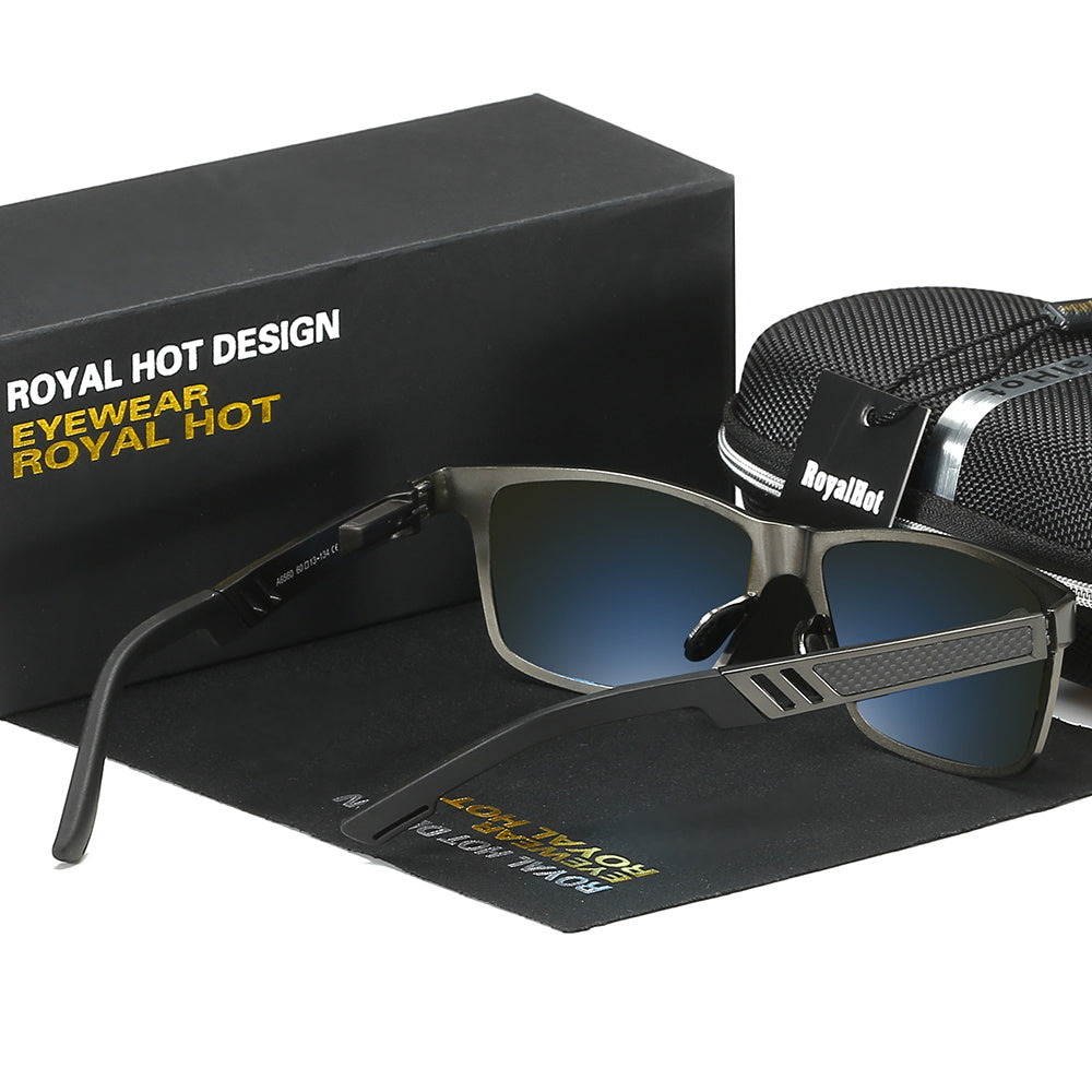 RoyalHot Men's Polarized Square Sunglasses for Driving Fishing Outdoor