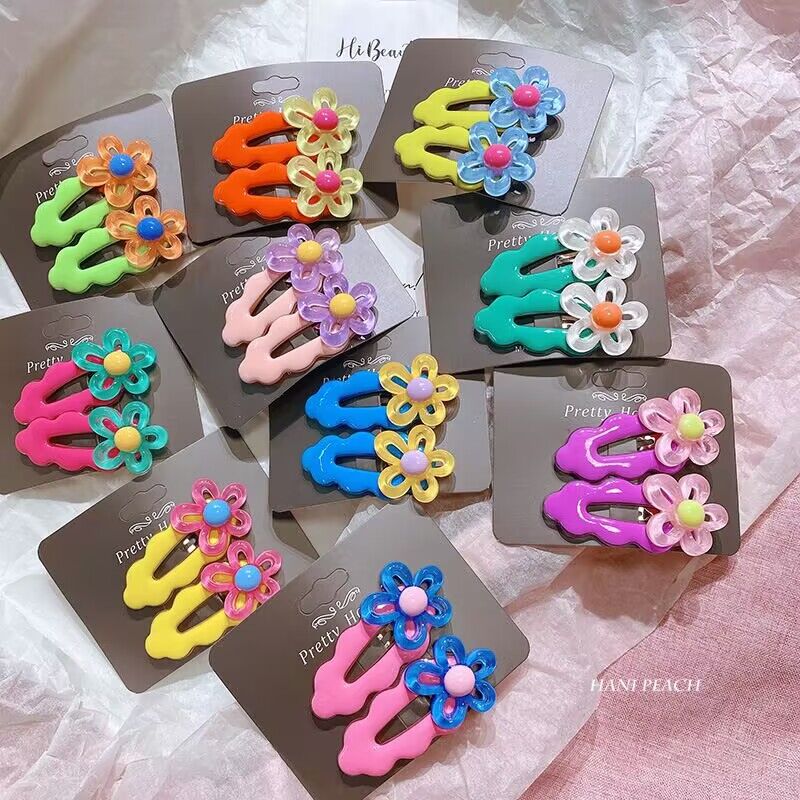 10pcs Hollow Flower Resin Accessories for DIY Phone Case Hair Access