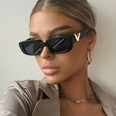 Y2K Square Sunglasses UV400 Anti Glare Glasses Men Women