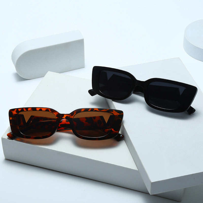 Y2K Square Sunglasses UV400 Anti Glare Glasses Men Women