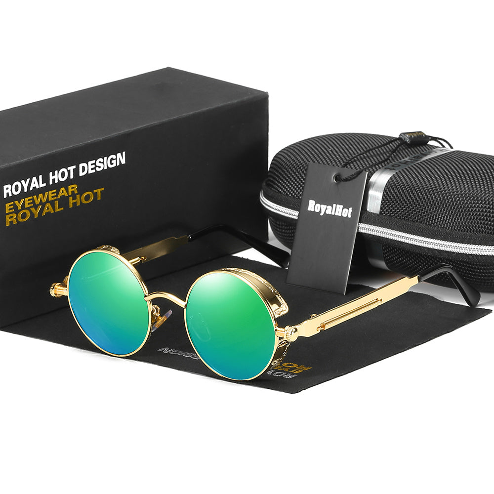 RoyalHot Polarized Round Frame Unisex Sunglasses