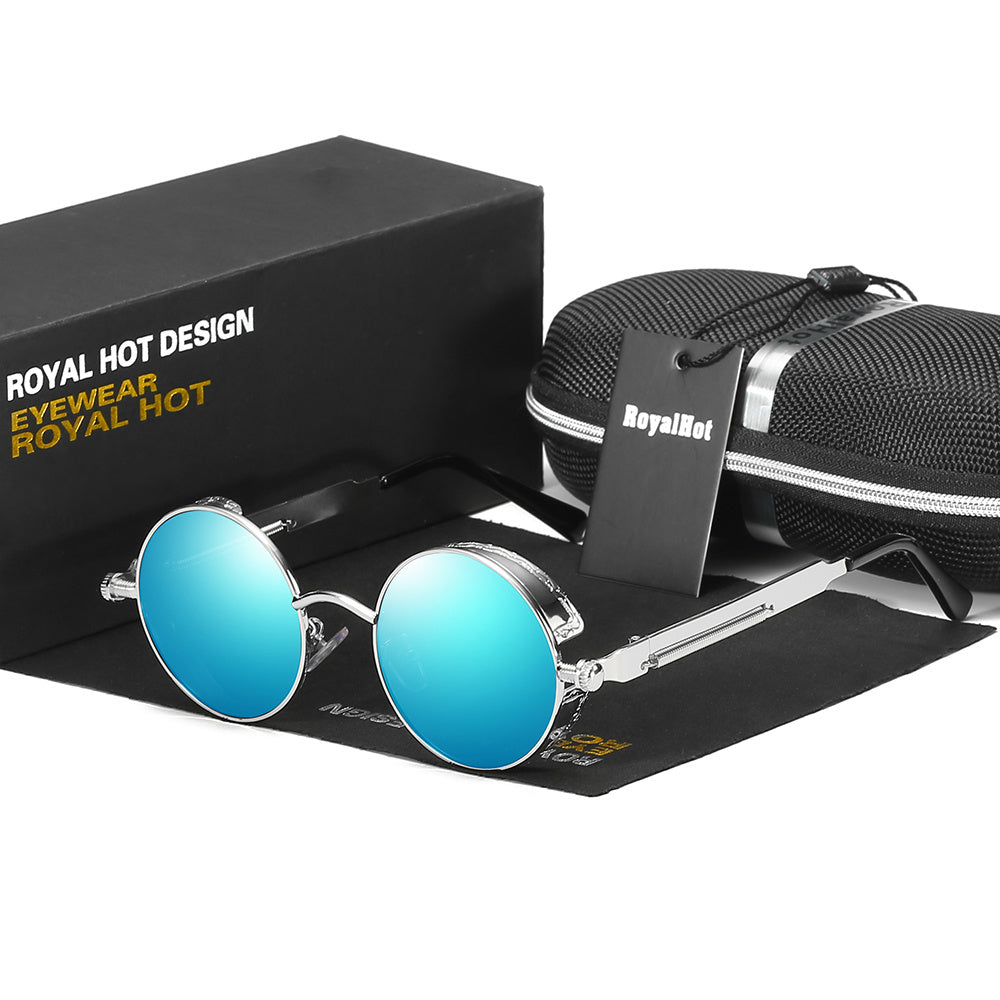 RoyalHot Polarized Round Frame Unisex Sunglasses