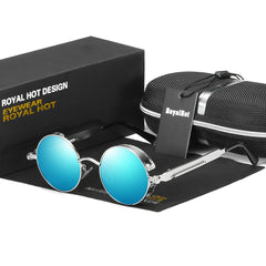 RoyalHot Polarized Round Frame Unisex Sunglasses