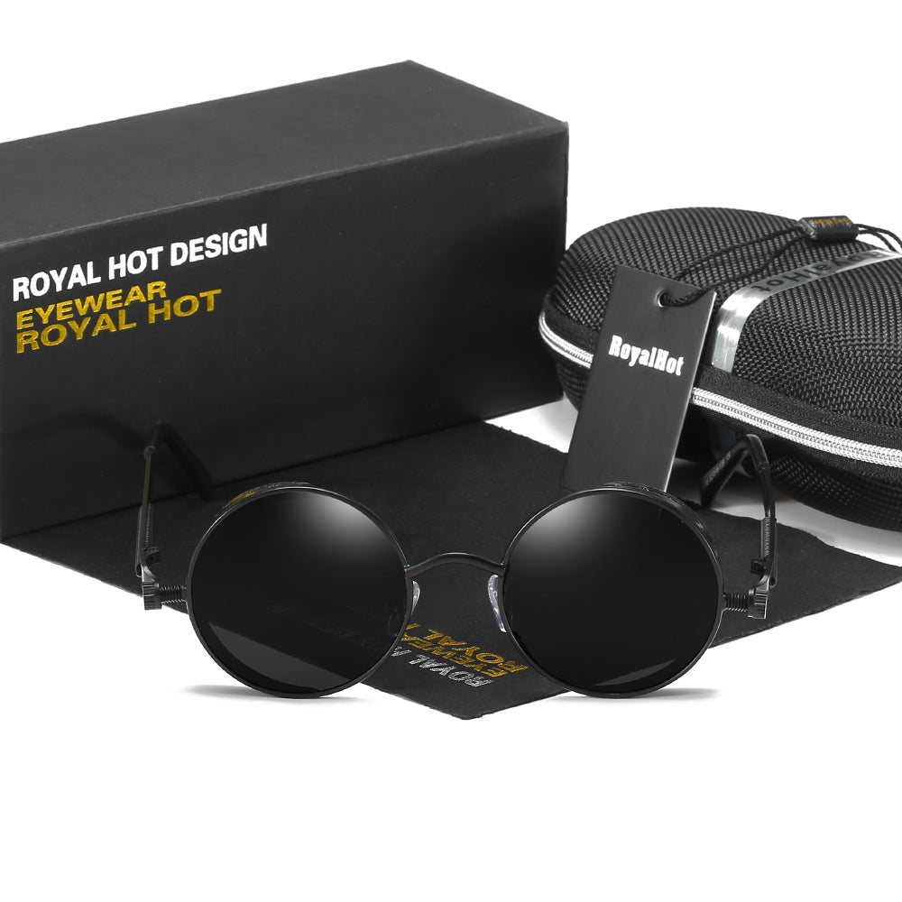 RoyalHot Polarized Round Frame Unisex Sunglasses
