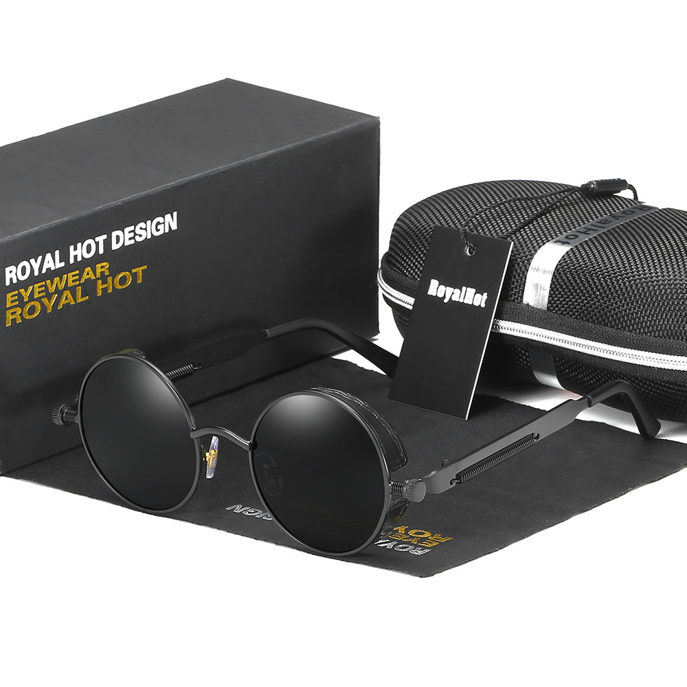 RoyalHot Polarized Round Frame Unisex Sunglasses