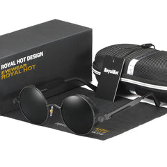 RoyalHot Polarized Round Frame Unisex Sunglasses