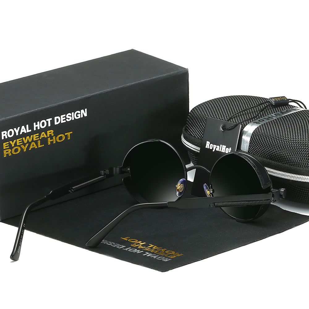 RoyalHot Polarized Round Frame Unisex Sunglasses