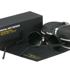 RoyalHot Polarized Round Frame Unisex Sunglasses