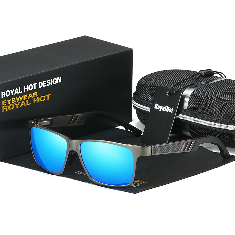 RoyalHot Square Frame Polarized Sunglasses for Driving Fishing