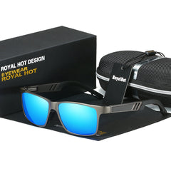 RoyalHot Square Frame Polarized Sunglasses for Driving Fishing