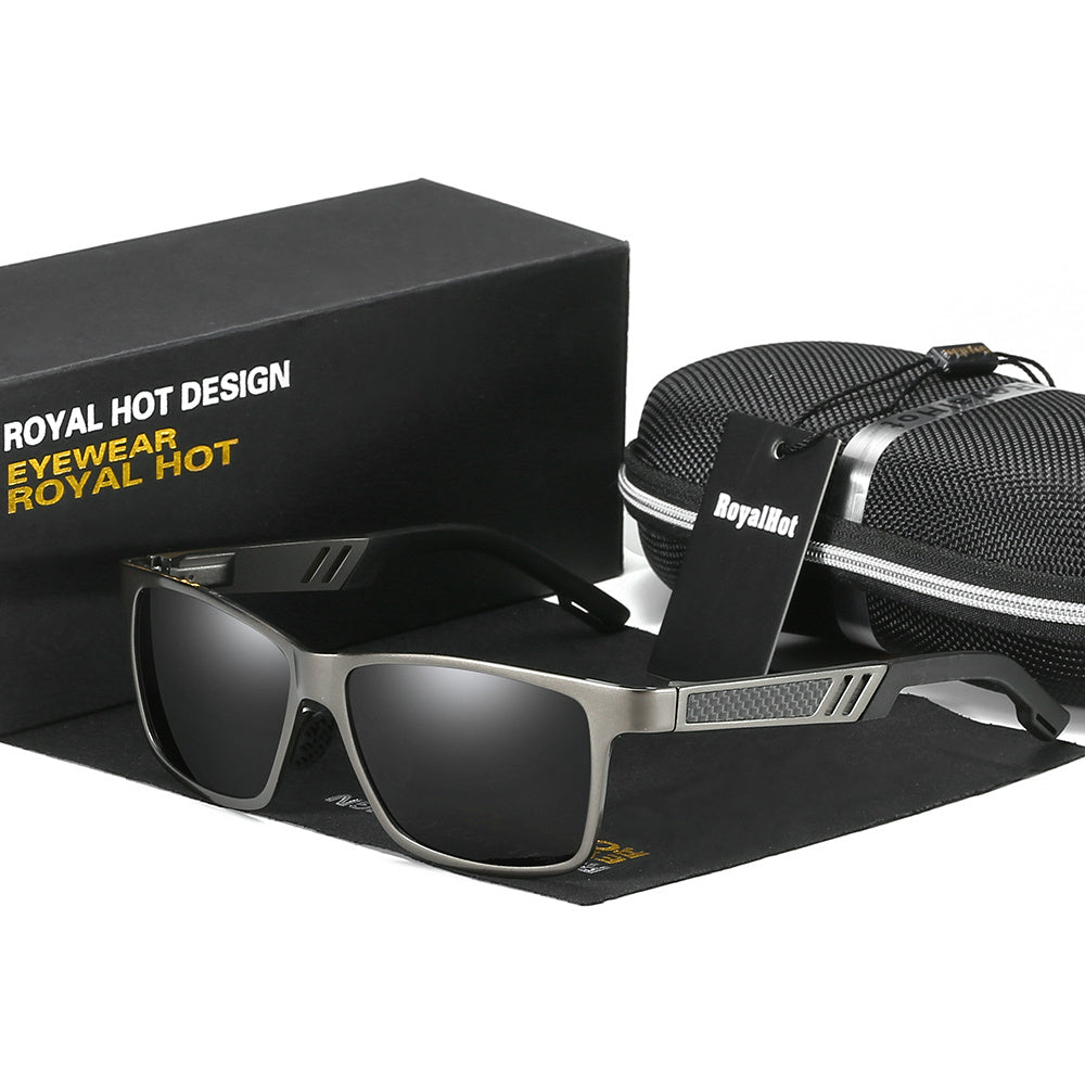 RoyalHot Square Frame Polarized Sunglasses for Driving Fishing