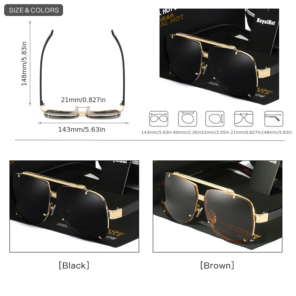 RoyalHot Men's Outdoor Cycling Sunglasses Mixed Decorative Glasses