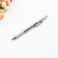 1PC 6-in-1 Multi-function Pen Tool with Ballpoint Pen Screwdriver Ruler Level